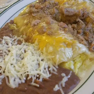 Chile Verde enchilada