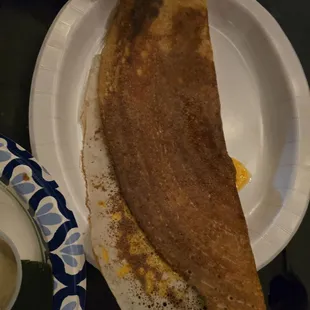 Cheese dosa from Kids menu