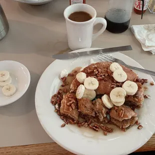 Banana nut pancakes