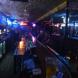 people sitting at a bar