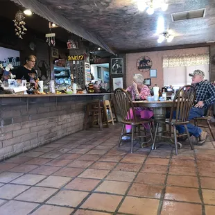 people sitting at the bar
