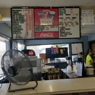 Love this place. Fast service and the food is like a classic little diner. Not much room to sit. Burgers are decent size. Shakes are great.
