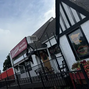 The outside