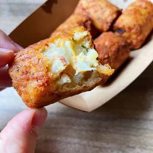 Loaded potato kegs