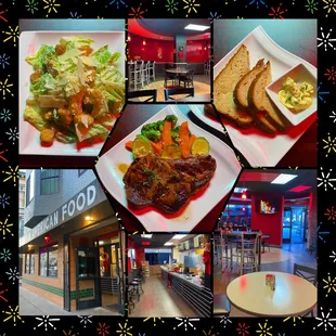 Montage of images from Sandyy M American Food