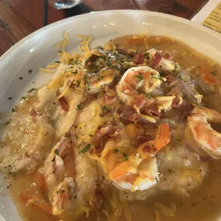 Amazing shrimp and grits