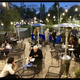 Tavern courtyard for events