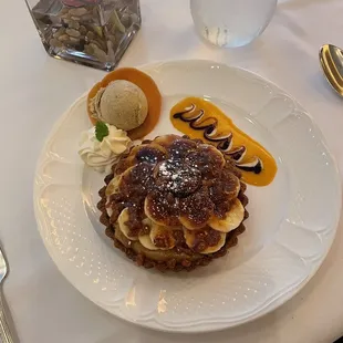 Banana Butterscotch Toffee Tart, Banana Rum Ice Cream