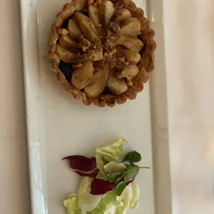 Grilled Pear &amp; Roquefort Tart