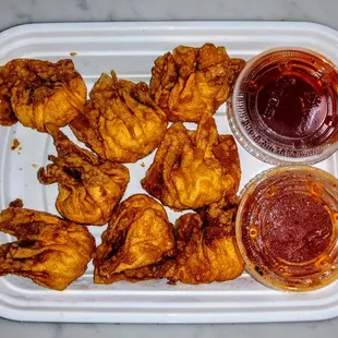 Fried Shrimp Dumplings (8). $9.00