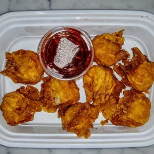Fried Shrimp Dumplings (8). $9.00
