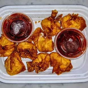 Fried Shrimp Dumplings (8). $9.00