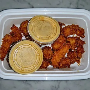 Rock Shrimp Tempura. $11