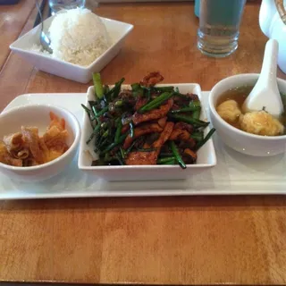 Sauteed Chive blossom