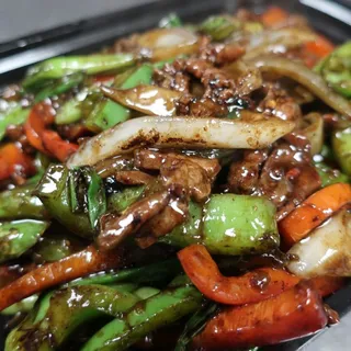 Szechuan Style Beef w/ Green Peppers