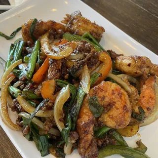 XO Phoenix Shrimp w/ Minced Pork