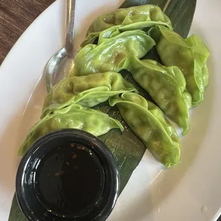 Steamed Edamame Dumplings