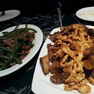 XO Shredded Duck and String Beans XO