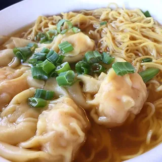 Shrimp Dumpling Noodle Soup