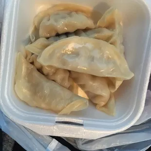 Steamed dumplings