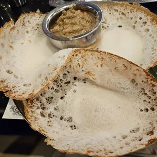 Aappam with veg kurma