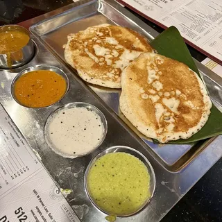 Plain Uthappam - 2 pieces