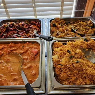 interior, chicken wings and fried chicken