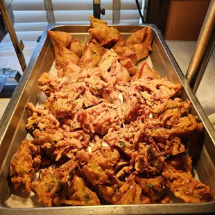 interior, chicken wings and fried chicken