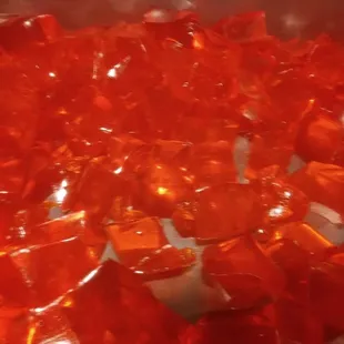 a bowl of gummy bears