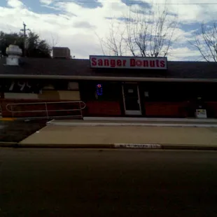 the front of a restaurant