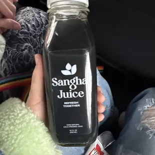 Black lemonade fresh juice with charcoal