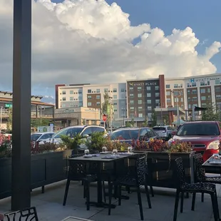outside