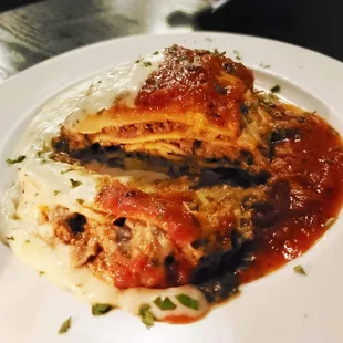 Lasagna alla Bolognese (inside layers)