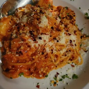 Spaghetti diavalo