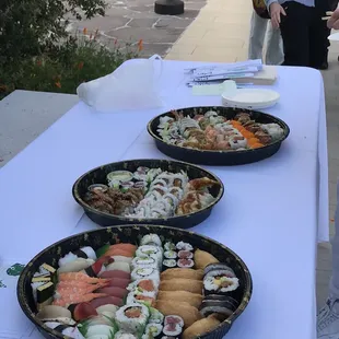 Big Eye, All Star, and Blue Fin trays