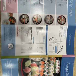 Menu (Not all prices are updated)