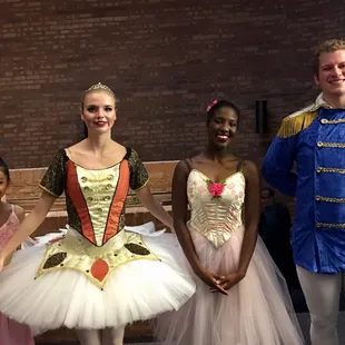 We meet the dancers afterwards.