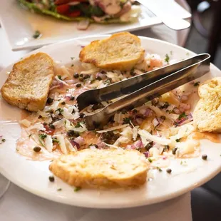 Carpaccio de Salmon en Papitole
