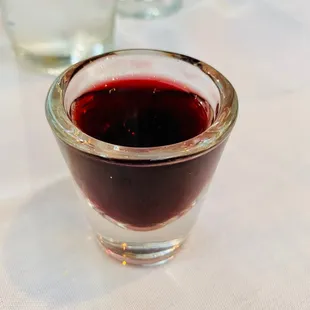 Port given at the end of the night to all