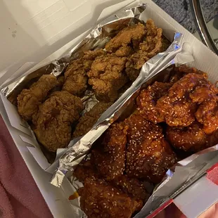 a box of fried food