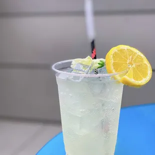 Moscow Mule w/ sake-infused vodka, ginger beer, mint &amp; lime | HH-$8, Regular-$12