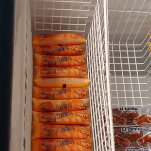 Mexican Ice cream is sold here too.