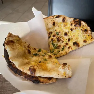 Garlic Naan is fantastic.