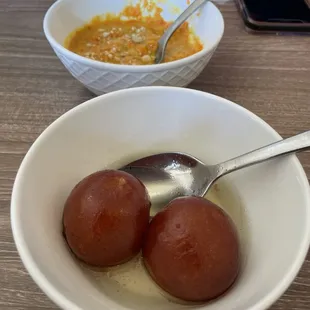 Two very sweet desserts. Really tasty.