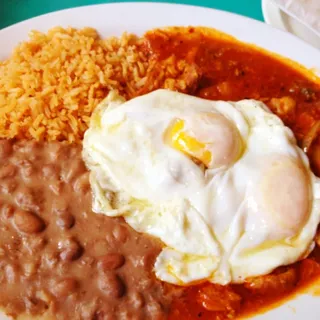 Chicharrones con Huevos