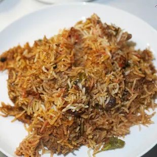 Signature GOAT DUM BIRYANI - reminiscent of DUM PUKHT in NEW DELHI, INDIA!