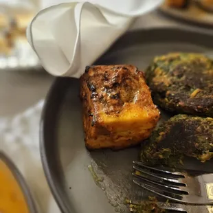 Bharwan Paneer Tikka (we ordered 4 pieces. This is what was left)