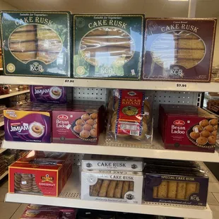 a variety of baked goods