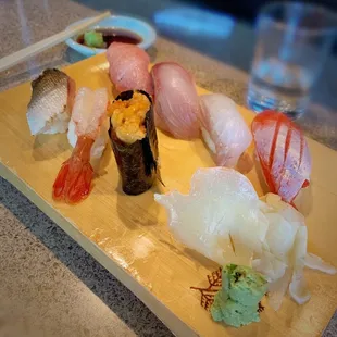 Our freestyle 360 Omakase Kitchen Sashimi Nigiri