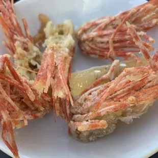 Love the crunchy shrimp  heads!!